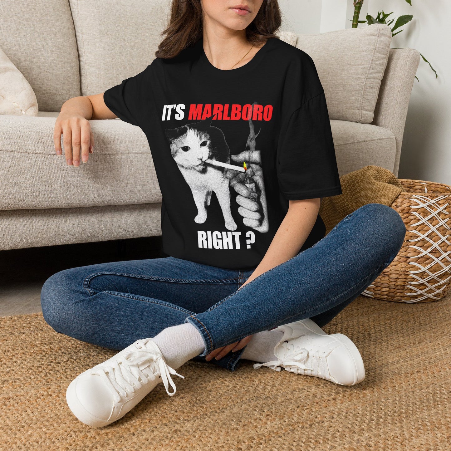 IT'S MARLBORO Cat T-Shirt