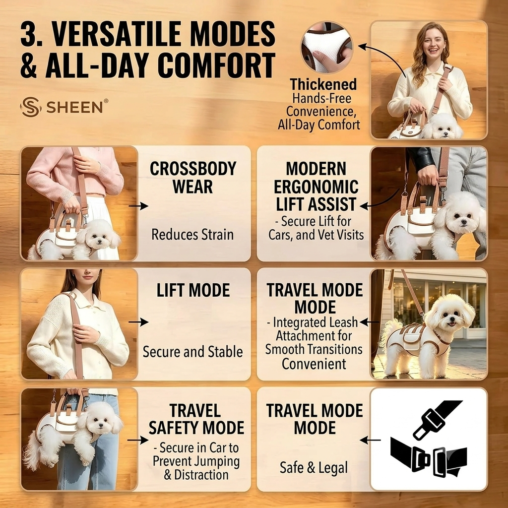 Portable Pet Dog Cat Carrier Backpack